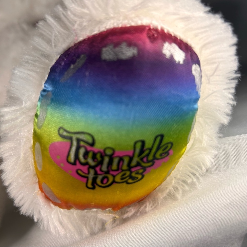 Build-A-Bear White Plush with Rainbow Accents - Picture 5 of 9